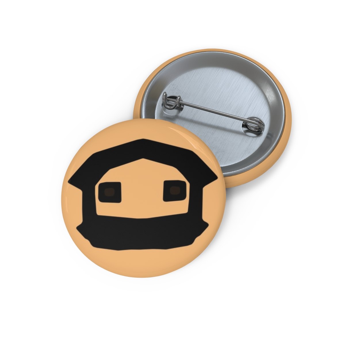 Barbarian Face Pin Button