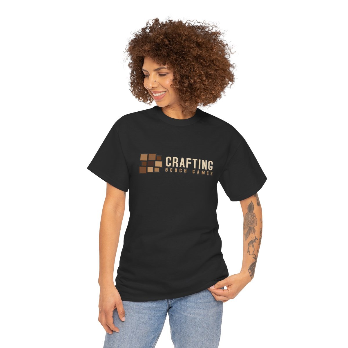 CraftingBenchGames Logo Tee (Black)
