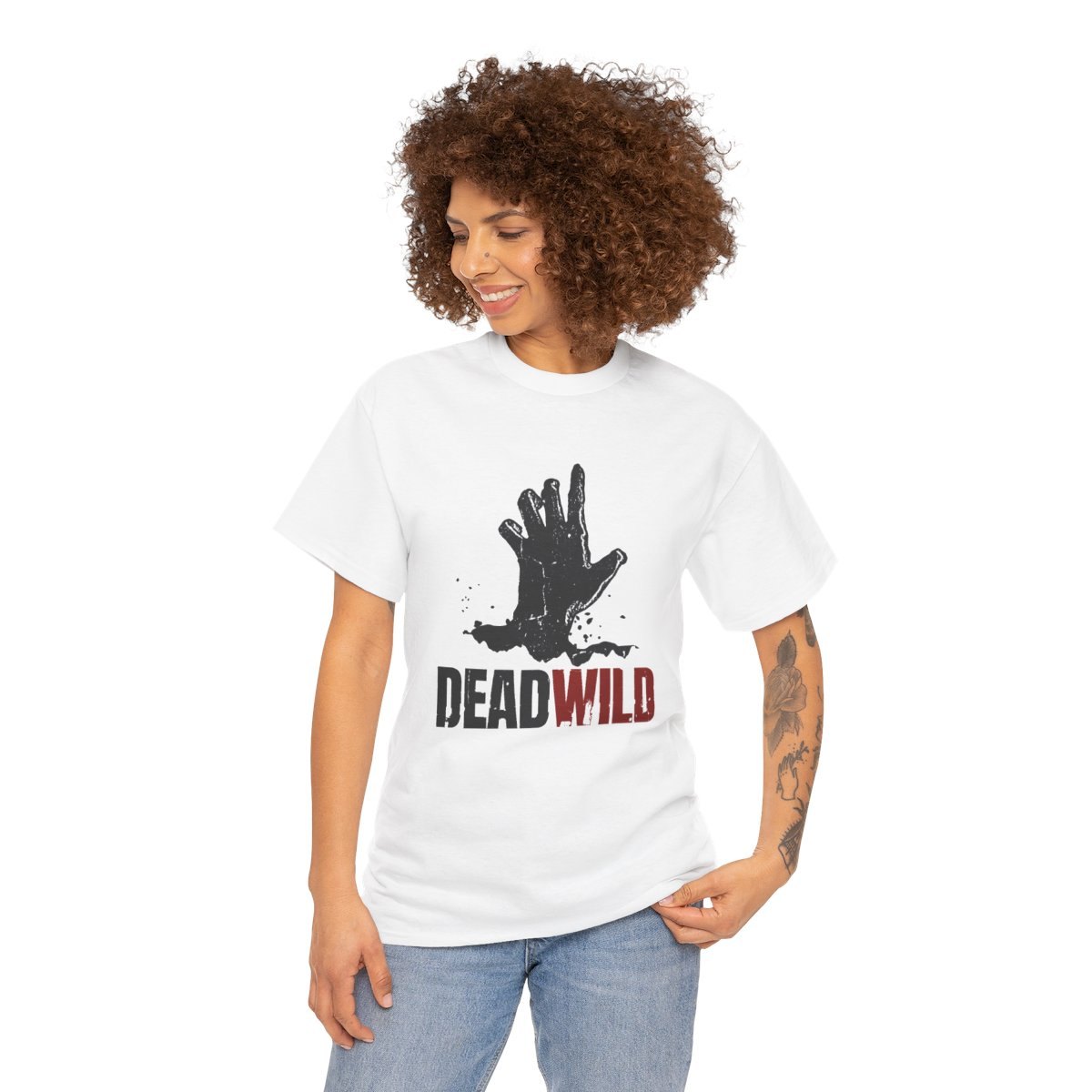 DEADWILD Rising Hand Tee (White)